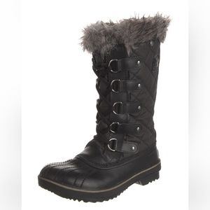 Sorel Rubber Mid-Calf Lace-Up Boots